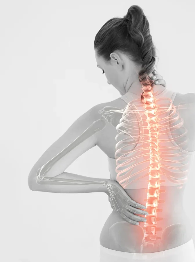 Chiropractic Harrisburg NC Woman With Spine Pain